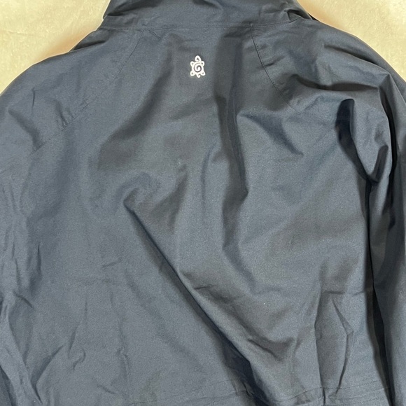 NWT Turtleson L Waterproof Navy Full Zip Golf Performance Windbreaker Coat R4 - Picture 9 of 12